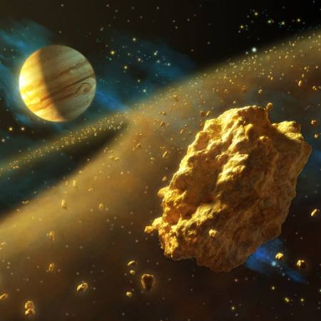 svemir, stijene, planeta, prostor, komet Andreus - Dreamstime