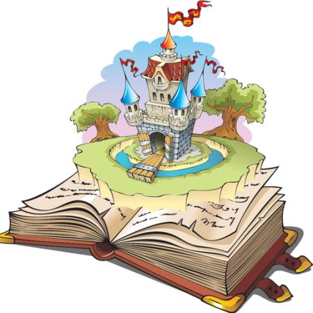priča, dvorac, knjiga, tornjevi Ensiferrum - Dreamstime