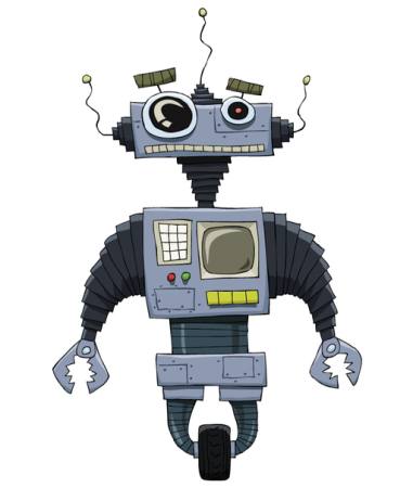 kotača, oči, ruke, stroj, robot Dedmazay - Dreamstime