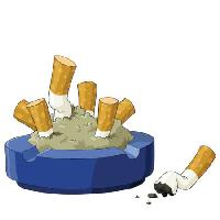 Pixwords 와 이미지 ladicu, pušenje, cigare, cigare stražnjica, jasen Dedmazay - Dreamstime
