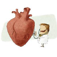 Pixwords 와 이미지 심장, 의사, 상담, 빨간색, 청진 Jrcasas