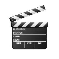 Pixwords 와 이미지 odbora, proizvodnja, redatelj, kamera, datum, scena, uzeti, crna, bijela Roberto1977 - Dreamstime