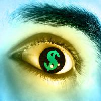 Pixwords 와 이미지 novca, dolar, očiju, obrva Andreus - Dreamstime