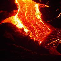 Pixwords 와 이미지 lave, vulkan, crvena, topla, vatra, planine Jason Yoder - Dreamstime
