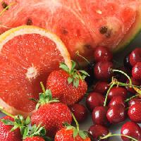 Pixwords 와 이미지 crvena, voće, mango, dinja, trešnje, višnje Adina Chiriliuc - Dreamstime