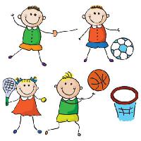 Pixwords 와 이미지 djeca, sport, nogomet, tenis, košarka Aliona Zbughin - Dreamstime