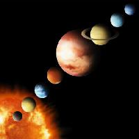 Pixwords 와 이미지 planeta, planeta, Sunce, solarna Aaron Rutten - Dreamstime