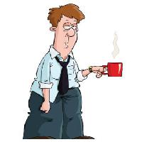 Čovjek, kava, cofe, kava, crvena, šalice Dedmazay - Dreamstime