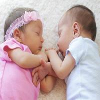 아기, 아기, 소녀, 소년, 핑크, 수면 Orionna