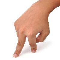 prste, dva, ruku, ljudski Raja Rc - Dreamstime