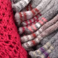 mekana, crvena, vuna, materijal Konstantins Visnevskis - Dreamstime